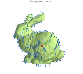 Parallel transport and the logarithmic map